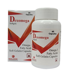 Dexomega Omega 3 - Fish Oil 60 Capsules - Malook Pharma